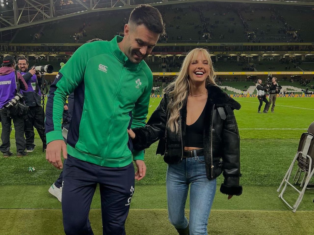 Ireland Rugby Star Conor Murrays Model Fiancée Joanna Cooper Opens Up On Her Mums Dementia 7196